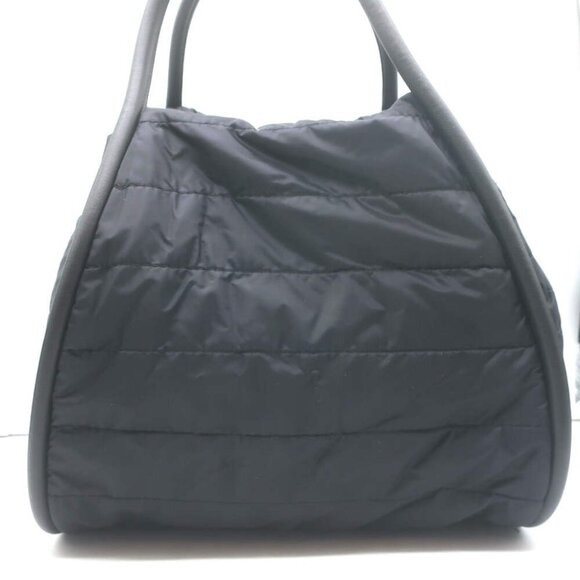 Max Mara Marine Quilted Nylon Tote Black Large Crossbody Bag - Picture 12 of 16